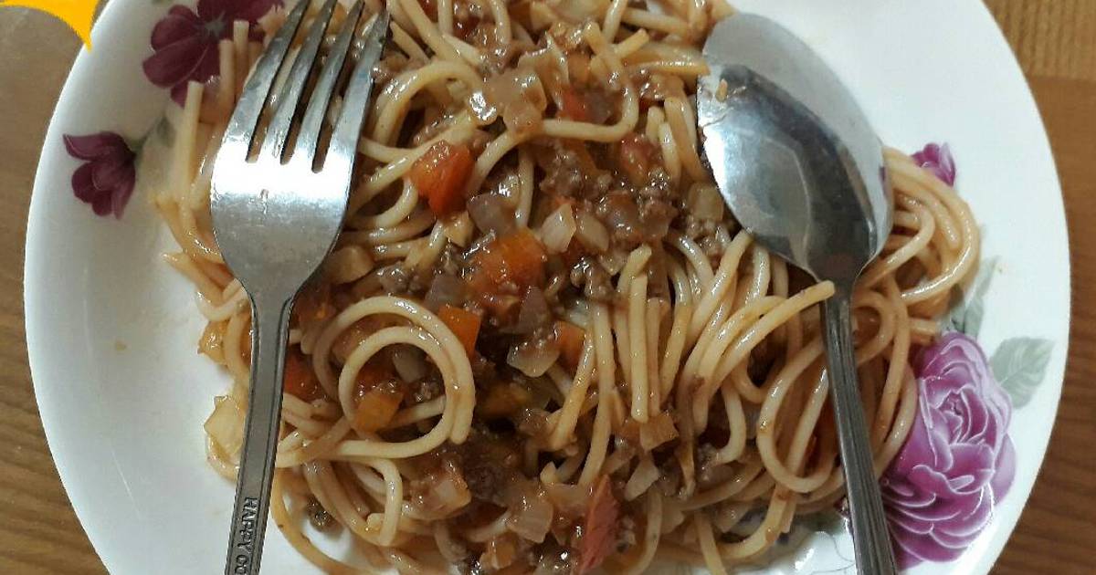 Mì Spaghetti cho bữa sáng Chủ nhật