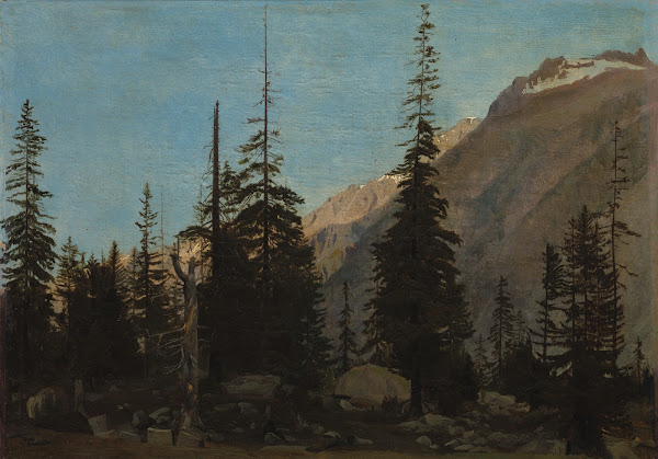 Alpine Landscape  The Handegg Switzerland 1850s