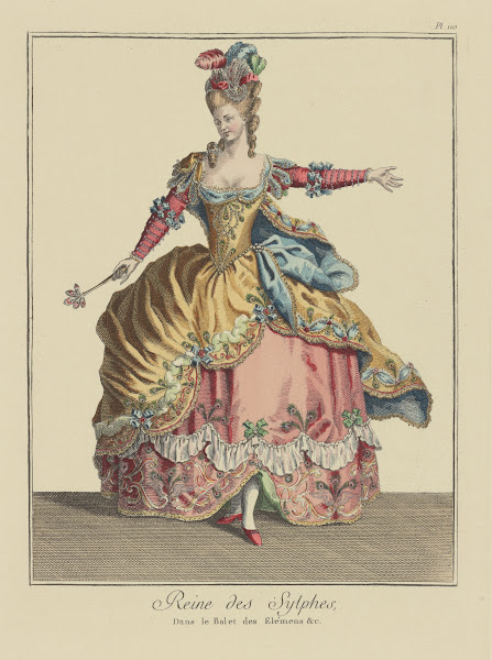 Reine des sylphes dans le balet des Elémens c