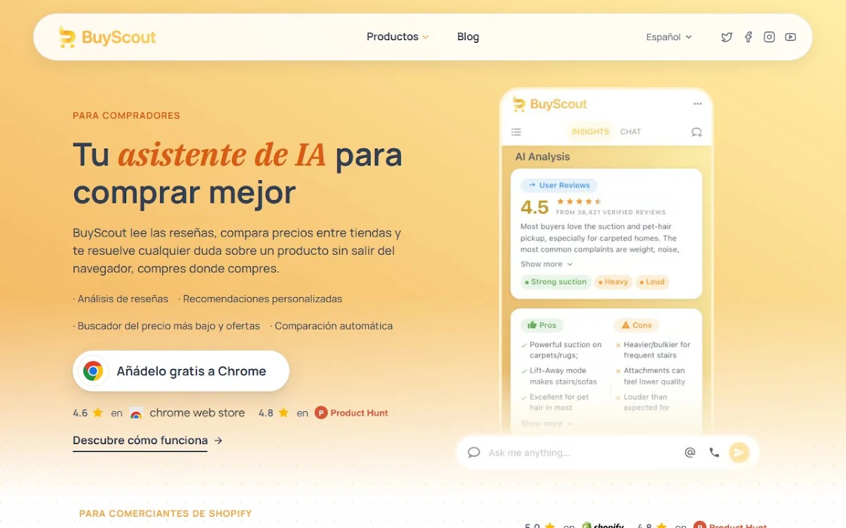 Captura de BuyScoutâ„¢