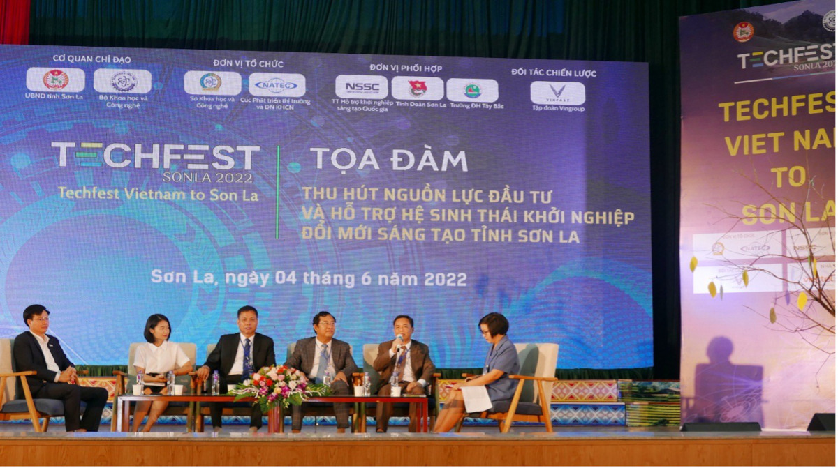 Ngày hội Khởi nghiệp đổi mới sáng tạo Sơn La lần thứ nhất - Techfest Sơn La 2022 tại Trường Đại học Tây Bắc