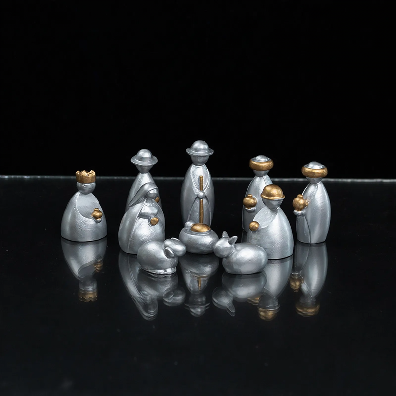 Nativity Figure Set Made of Resin