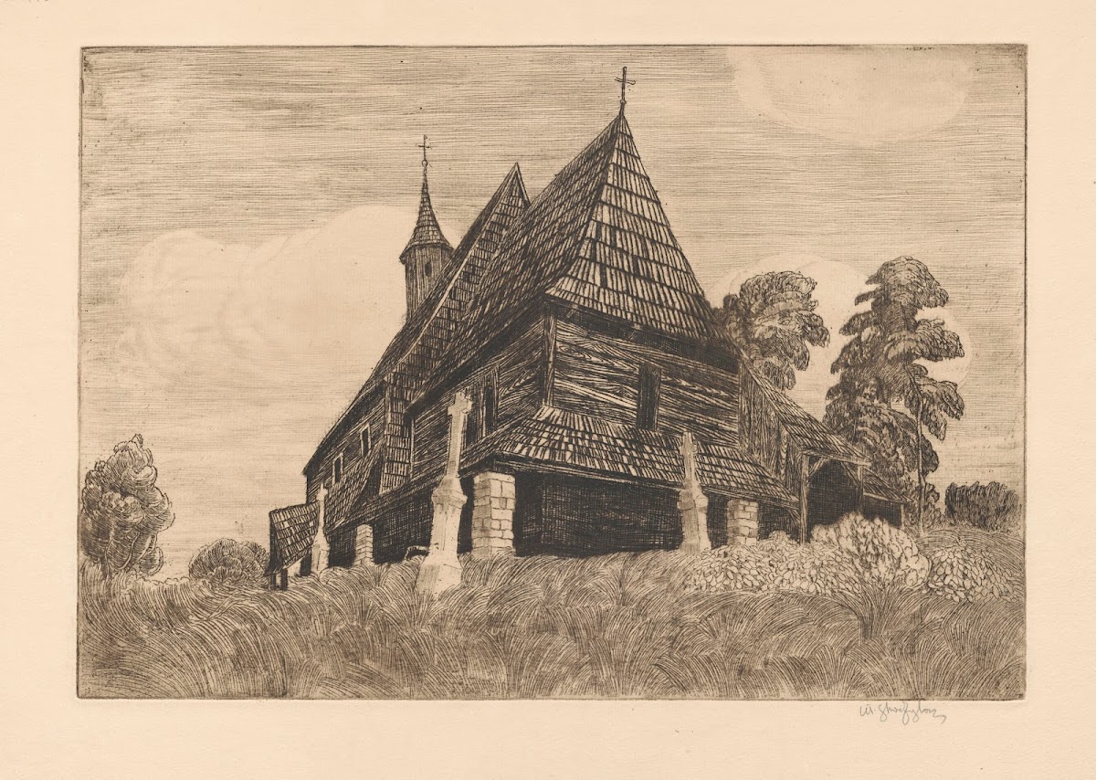 Kościół w Twardoszynie 1913
