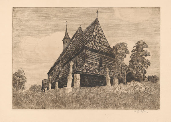 Kościół w Twardoszynie 1913