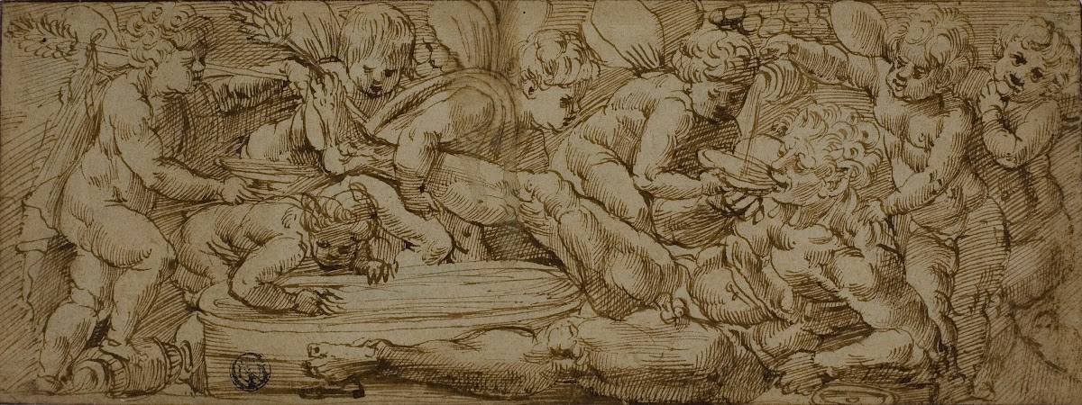 Bacchanale with Putti c 1560