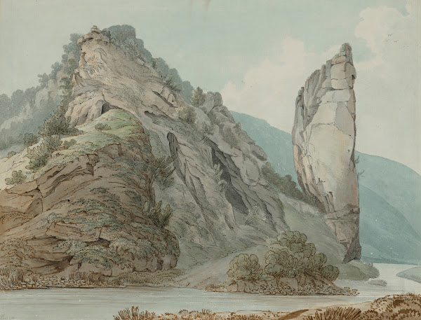 Ilam Rock Dovedale 1789