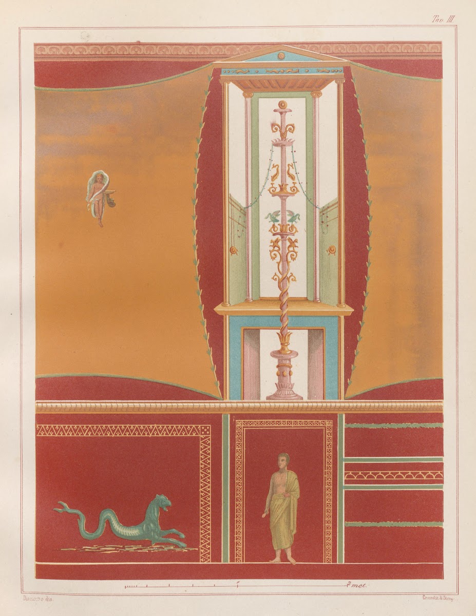 The most beautiful walls in Pompeii Pl03 1877