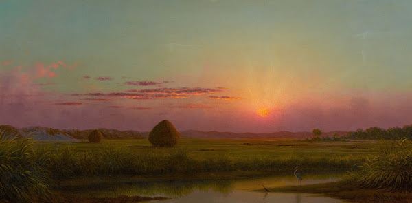 Sunset over the Marsh c 1876 82