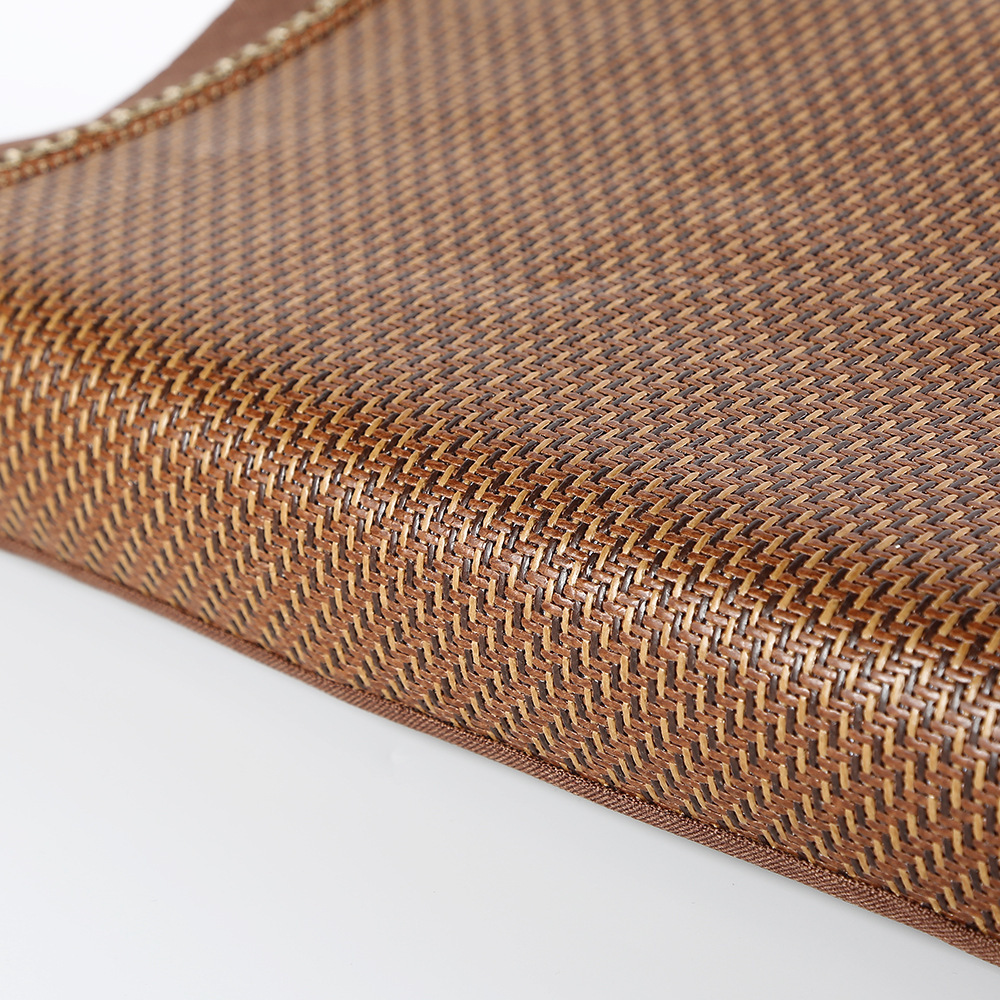 Memory-Foam Pillow with Removable Rattan Cover