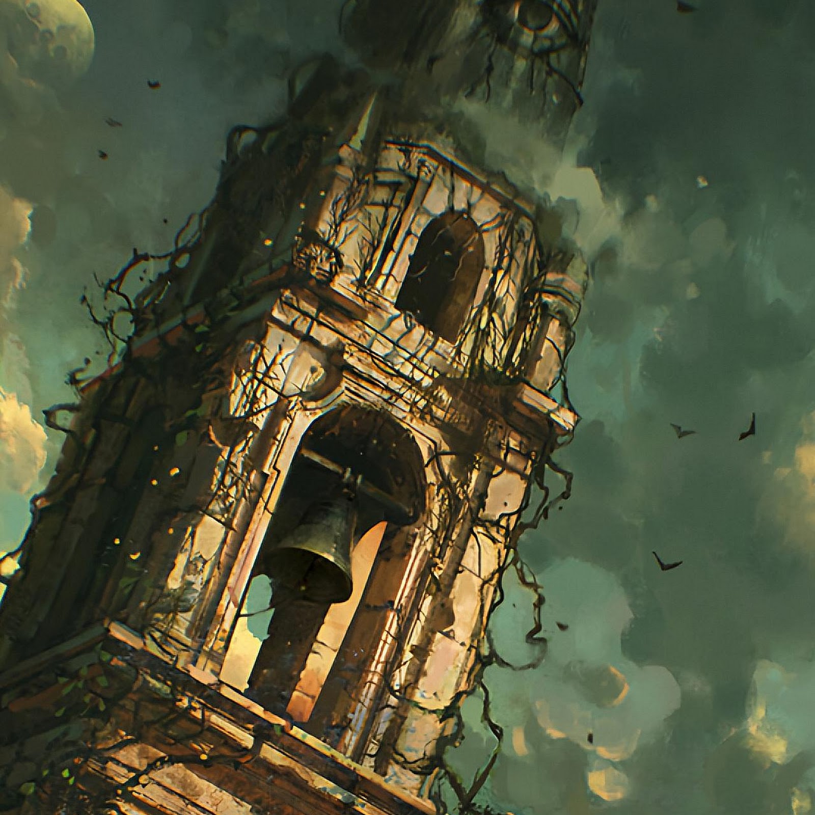 Download Ominous Ancient Ruined Spire Full HD iPhone