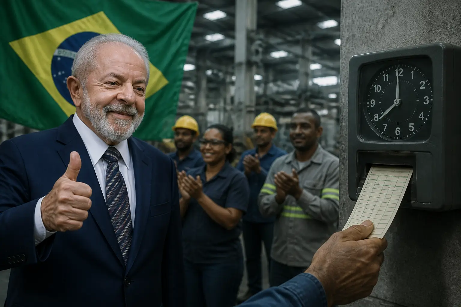 Editorial image for Brazil cuts work week to 40 hours in win for Lula ahead of runoff
