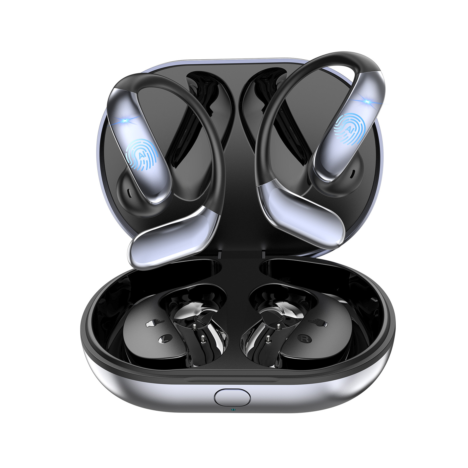 Bone conduction Bluetooth earbuds with real-time translation