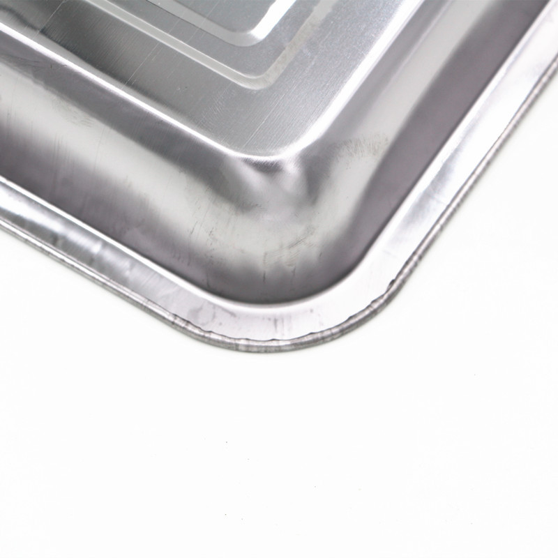 Rectangular stainless steel tray, 304 steel, 20–41 cm