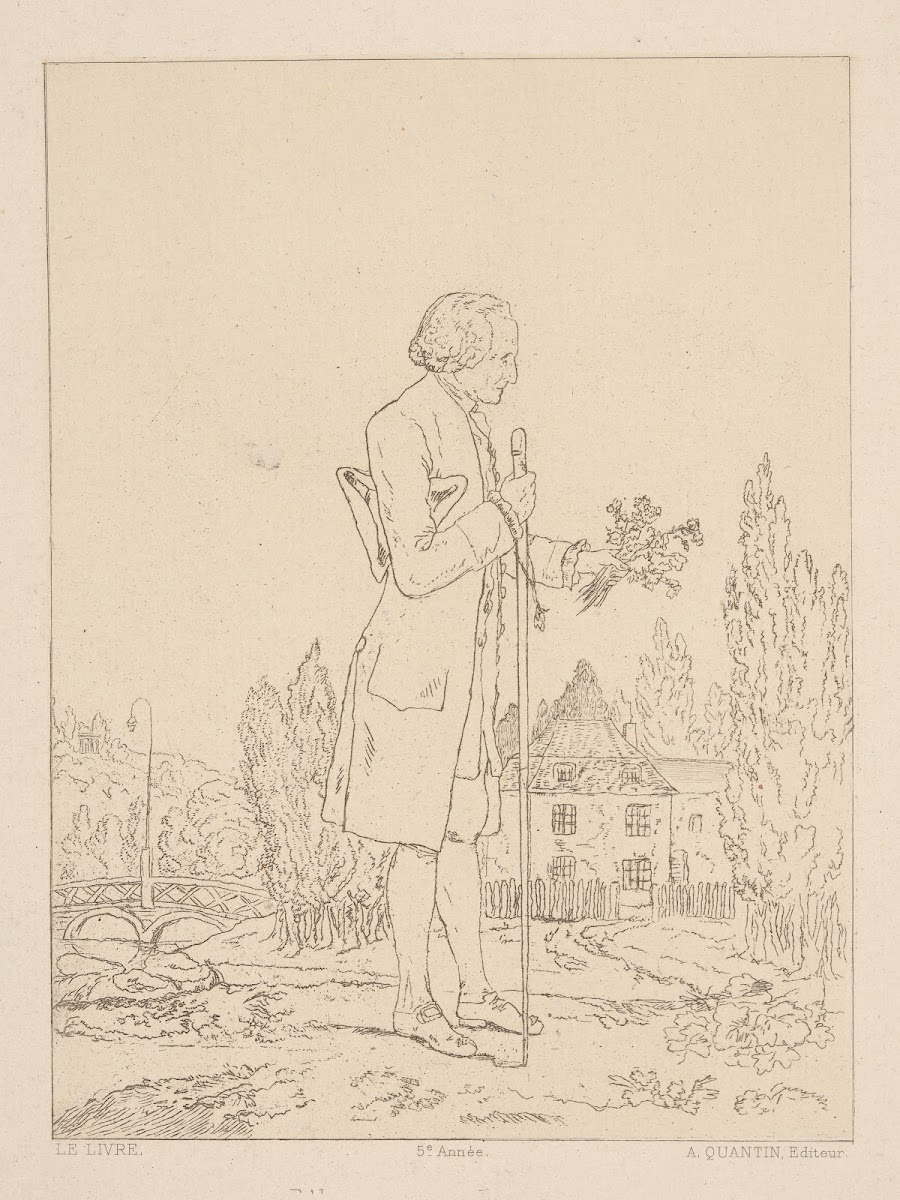 Full Length Portrait Of J J Rousseau