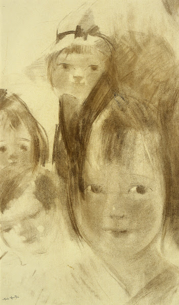 Childrens heads circa 1910