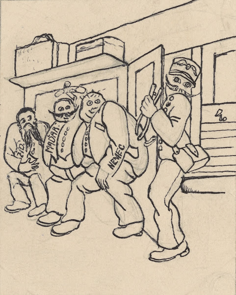 Satirical Drawing for a Magazine IV 1940