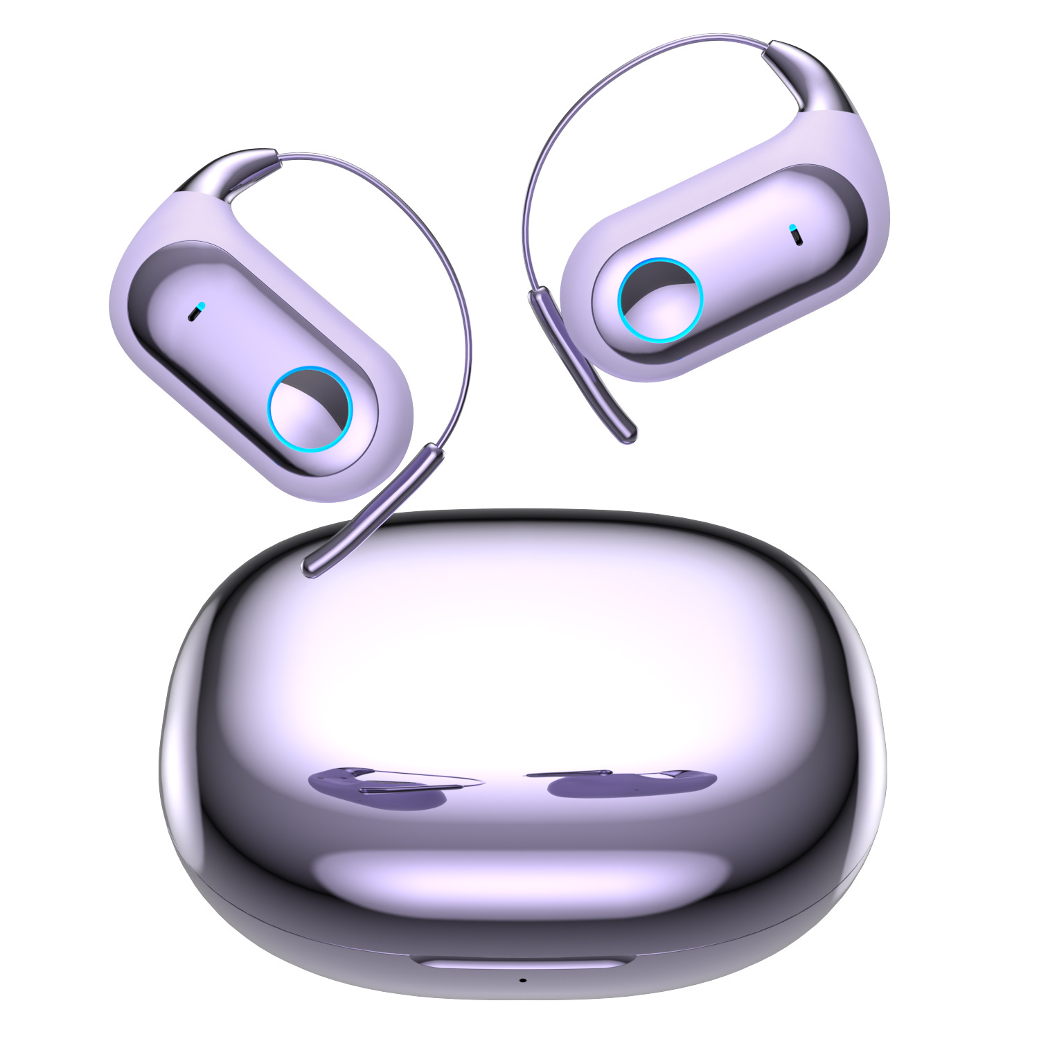 Bluetooth Earhook Headphones with AI Translation