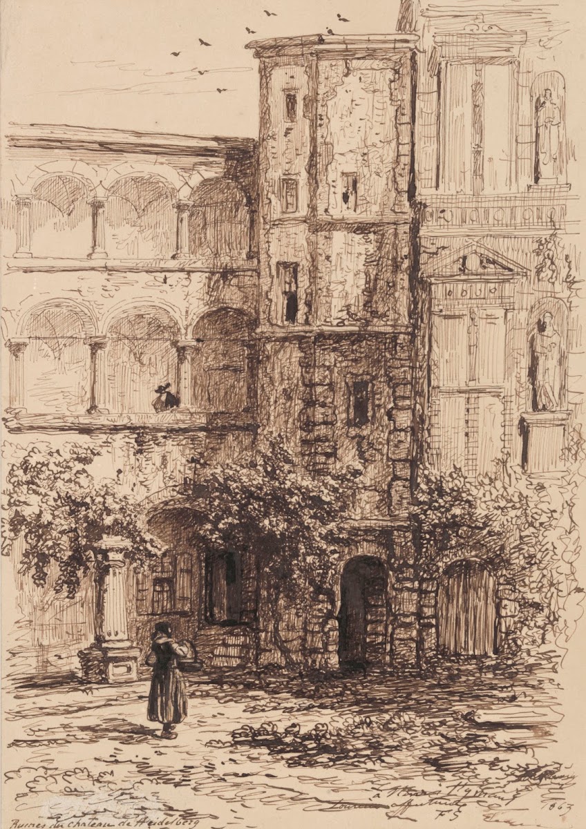 Ruins of Heidelberg Castle 1863
