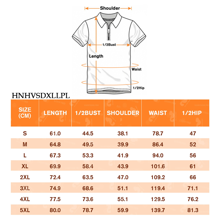 AOP HNH Women's Short Sleeve Zip Polo