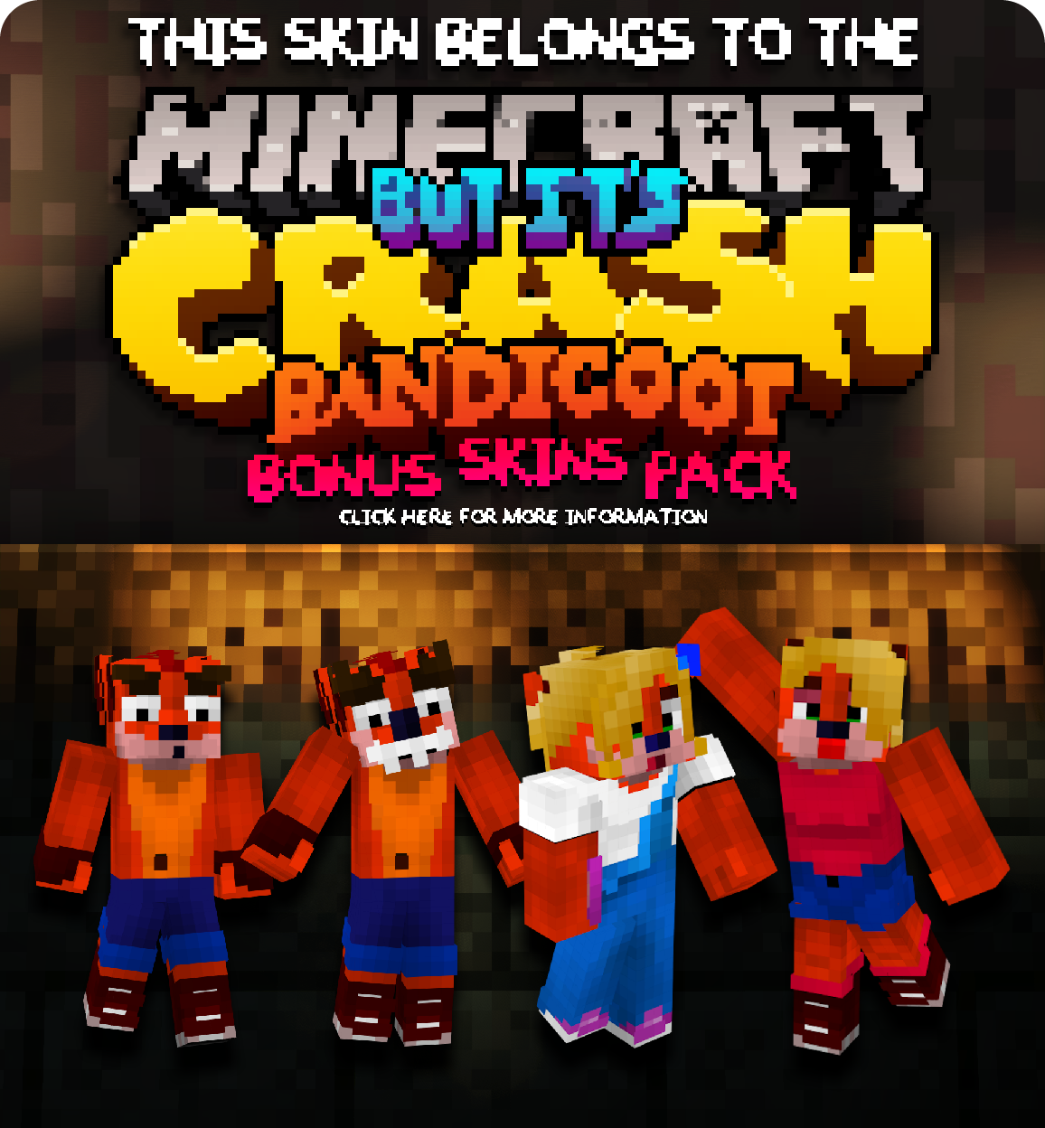 Crash Bandicoot (PS1) | 'Minecraft, but It's Crash Bandicoot' Bonus ...