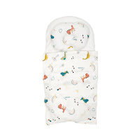 Muslin blanket and pillow for stroller Twins Bear Dinosaur