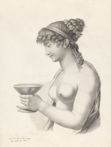 Half figure of a woman with chalice 1806