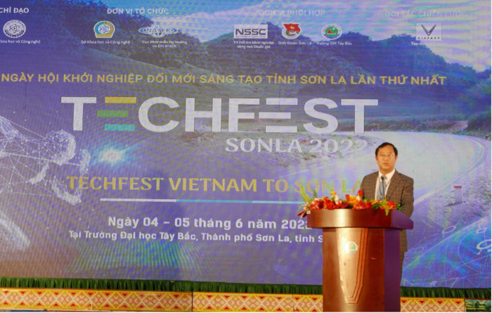 Ngày hội Khởi nghiệp đổi mới sáng tạo Sơn La lần thứ nhất - Techfest Sơn La 2022 tại Trường Đại học Tây Bắc