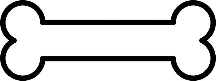 Stylized Bone Free SVG for Glowforge Cutting and Engraving