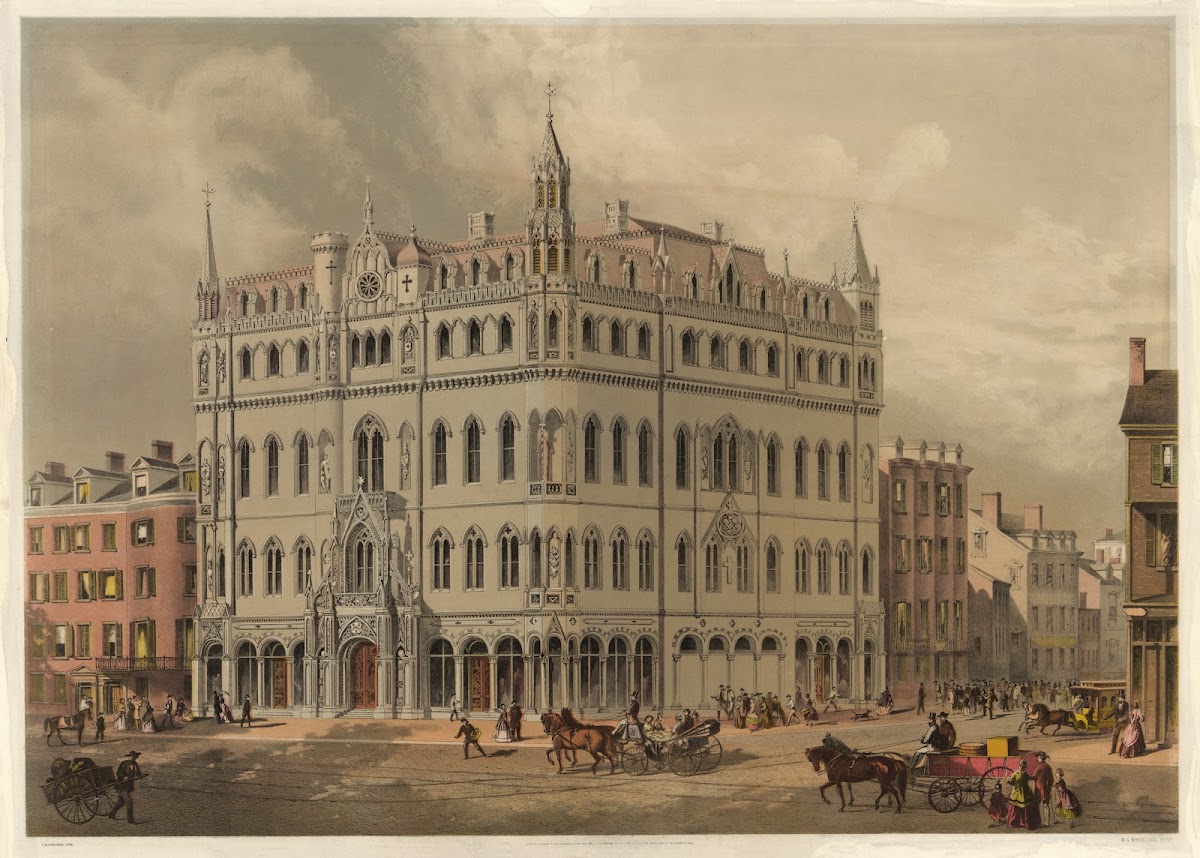 The New Masonic Temple  Boston