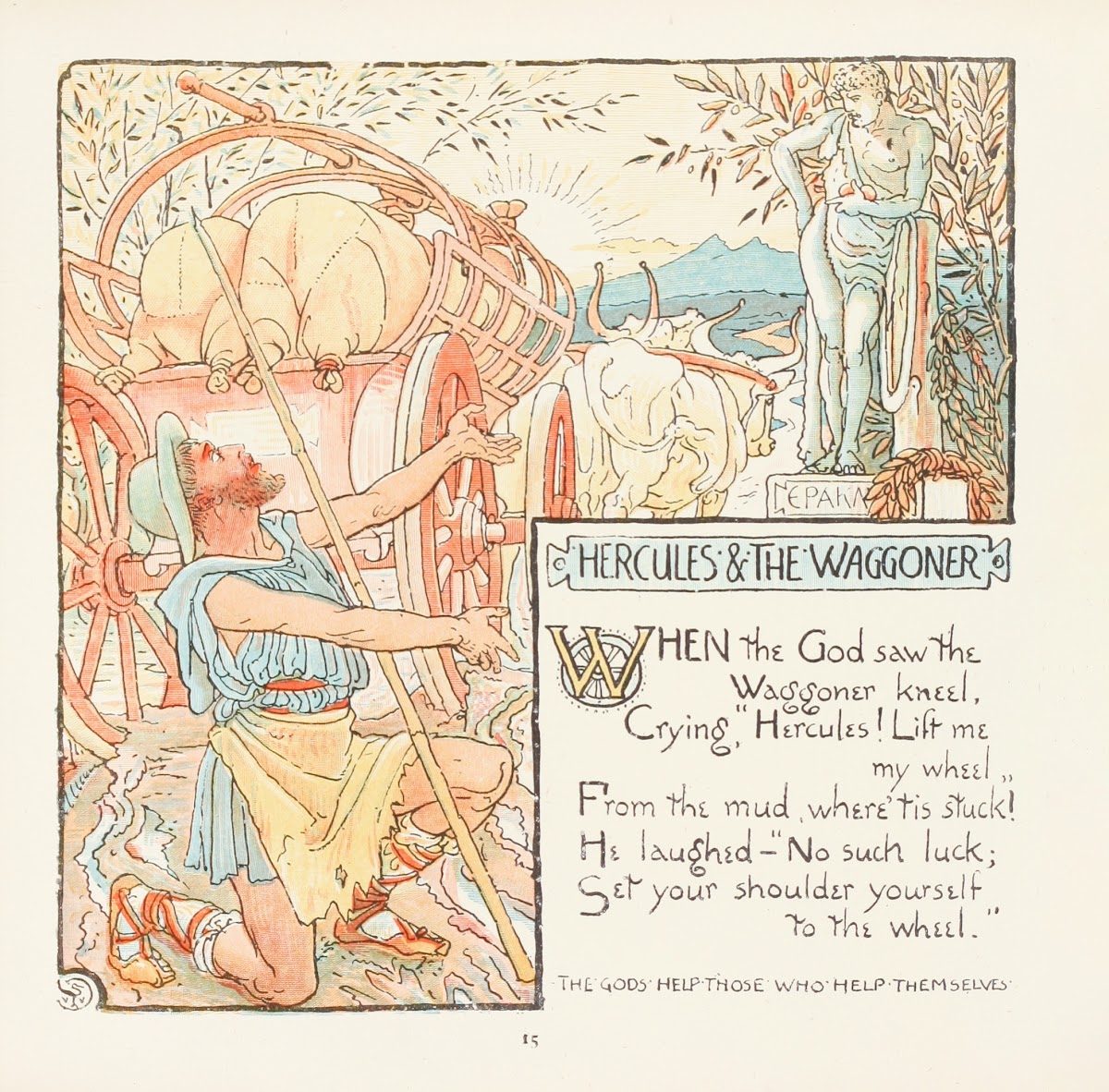Hercules and the Waggoner 1908