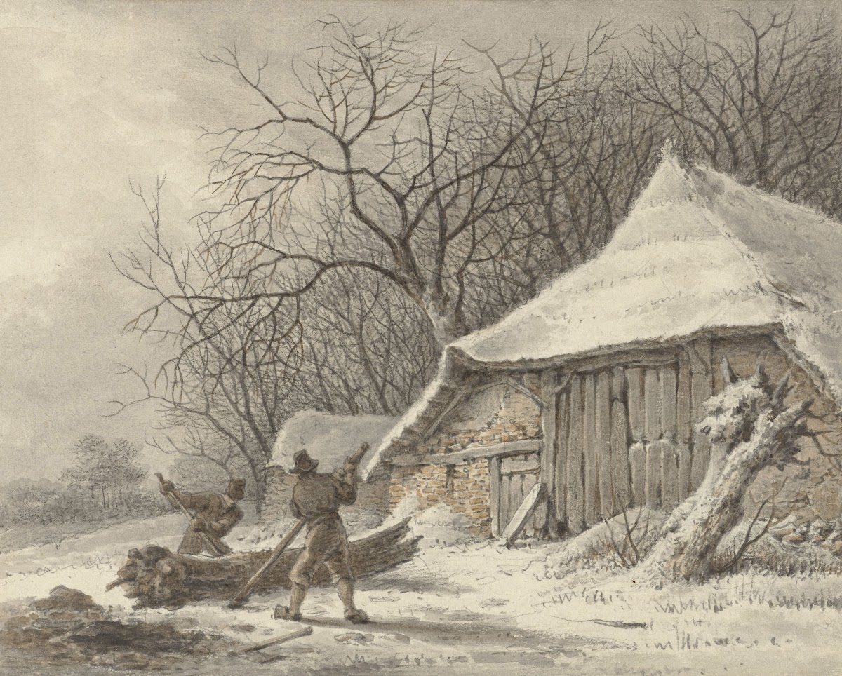 Winterlandschap Met Boerderij Bij Het Voorbroek Te Terborg 1788   1835