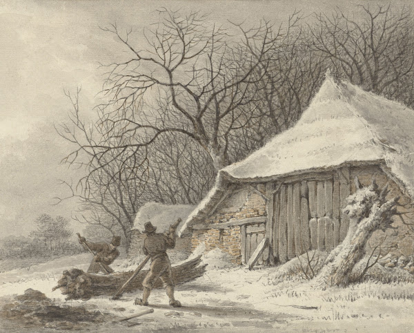 Winterlandschap Met Boerderij Bij Het Voorbroek Te Terborg 1788   1835