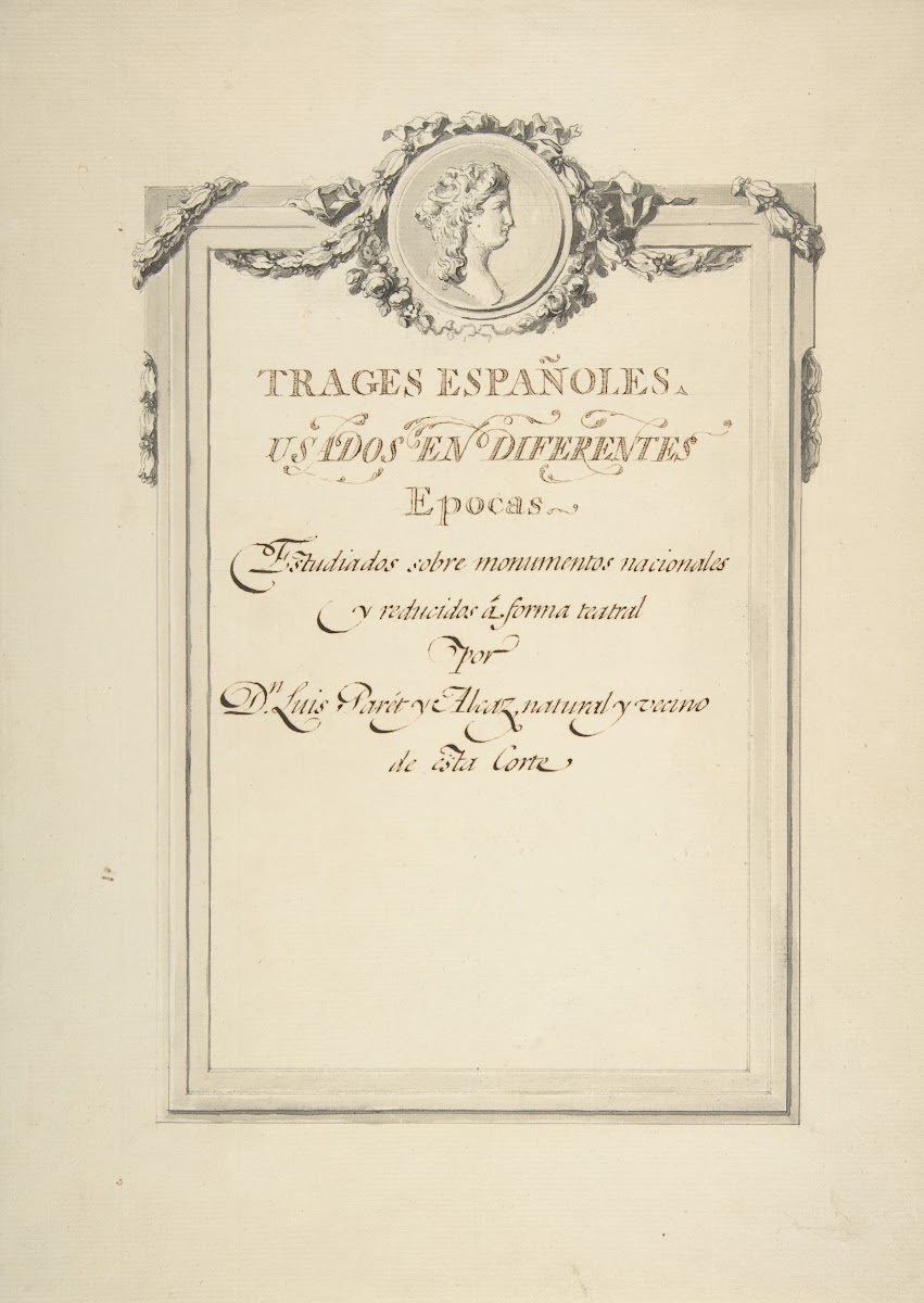 Design for a Title Page 174699
