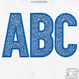 Stitch photo 2 of the Grupo Satin Applique Embroidery Font embroidery design