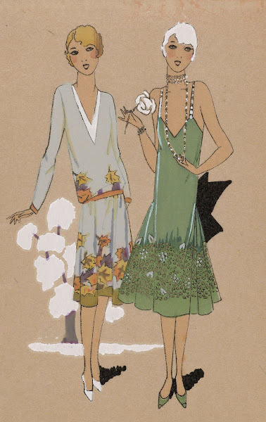 Modèles des TISSUS DART  SURPRISE 1926