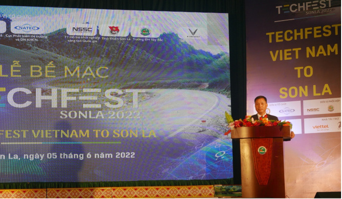 Ngày hội Khởi nghiệp đổi mới sáng tạo Sơn La lần thứ nhất - Techfest Sơn La 2022 tại Trường Đại học Tây Bắc
