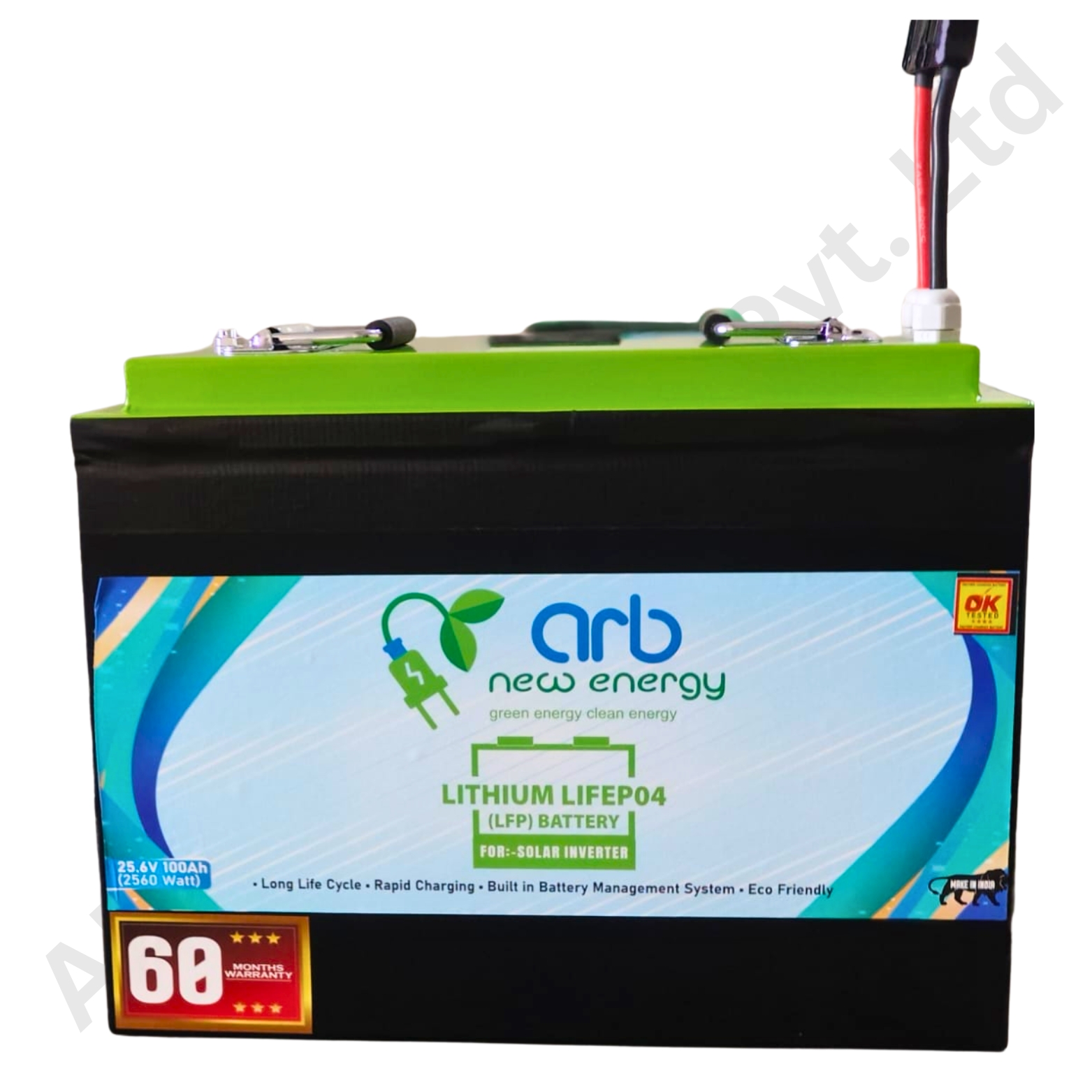 25.6V 100Ah Inverter Battery (Highstar) WDAAB (c137)