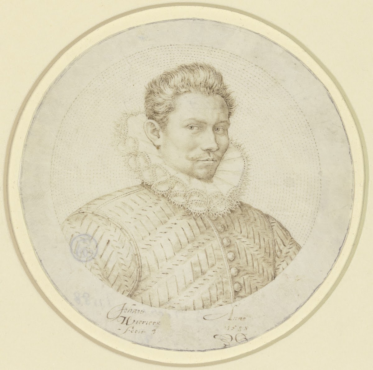 Bust of a man 1558