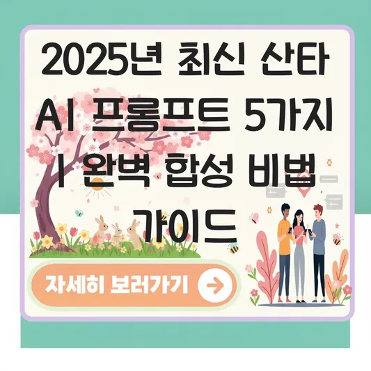 산타 ai 프롬프트 대표 이미지