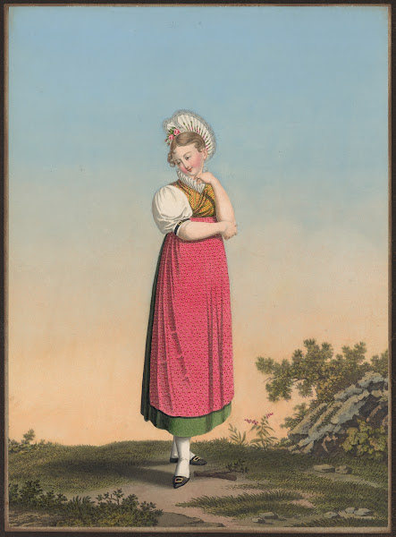 Anne auf der Mauer Du Bourg de Schwitz même 1825 1830