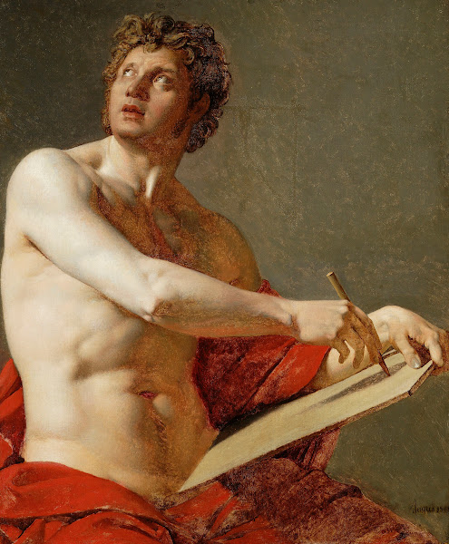 Academic study of a nude man 1801