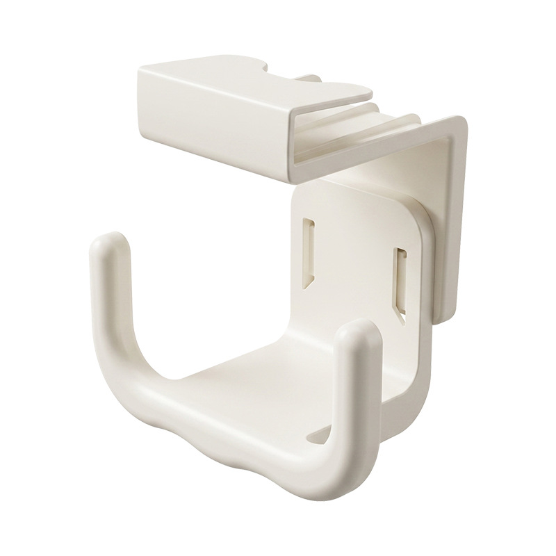 U-shaped paper towel holder, wall-mounted