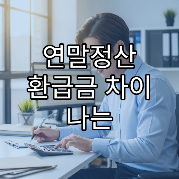 연말정산 환급금 차이 나는 이유 카드 사용이 핵심이다