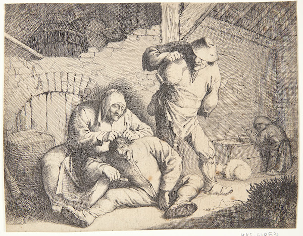 Bondefamilie i bøn