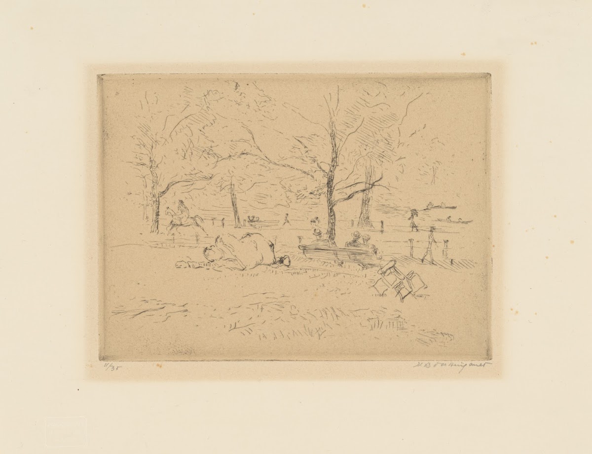 Jour de repos á Hyde Park 1929