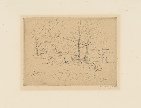 Jour de repos á Hyde Park 1929