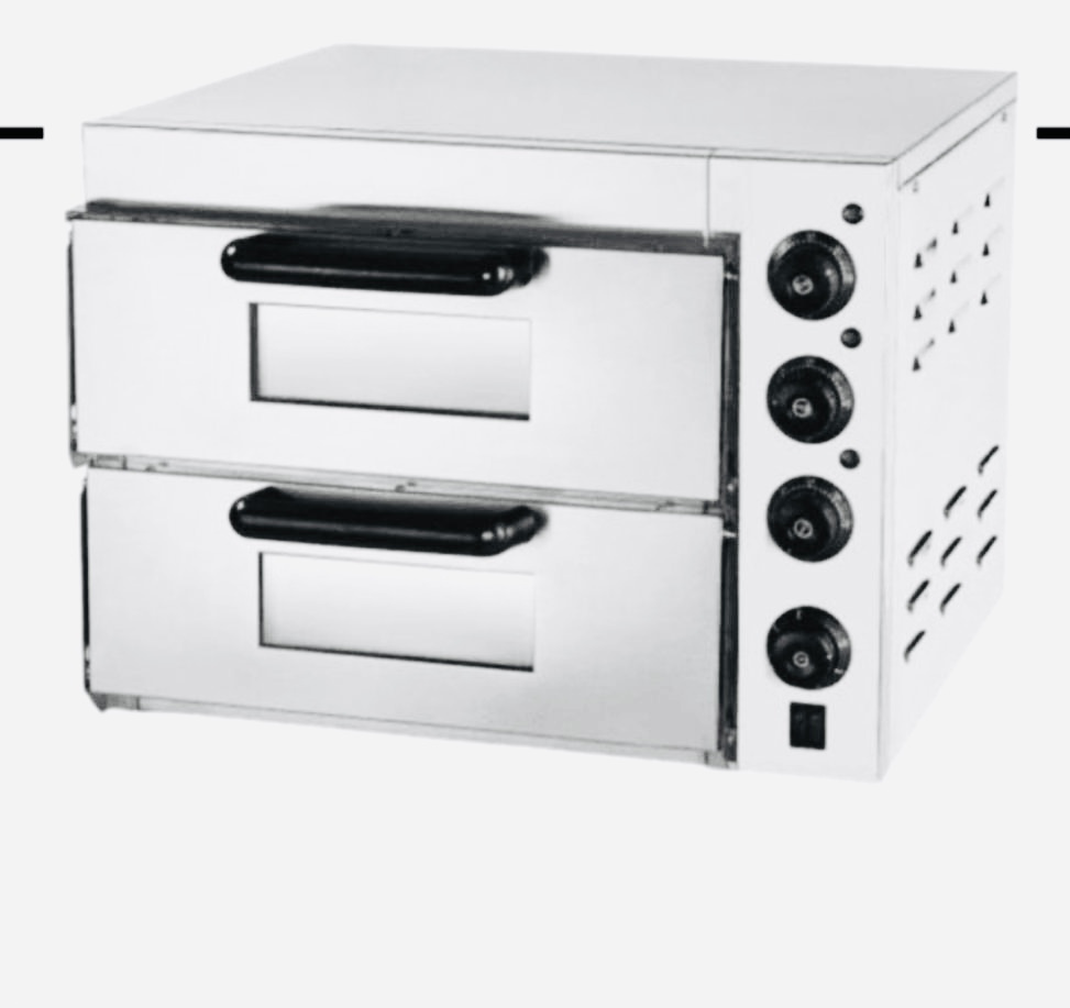 Industrial Electric Double-Oven Pizza Machine