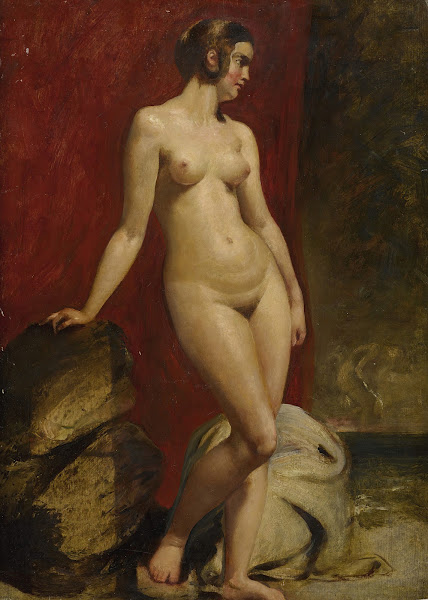 A Study Of A Standing Female Nude