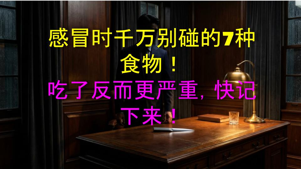 感冒时千万别碰的7种食物！吃了反而更严重，快记下来！
