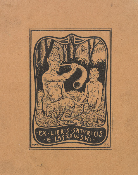 Bookplate of Emil Laszowski b1868 1901